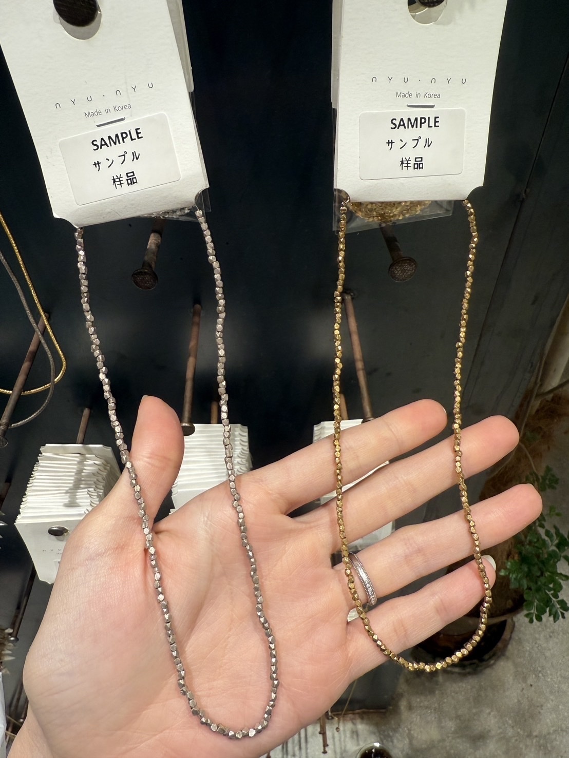 正韓純銀碎銀子鎖骨鍊