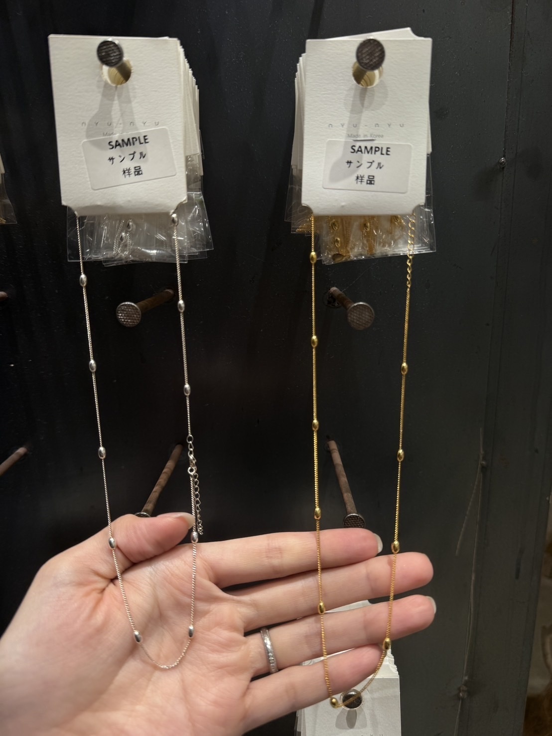 正韓純銀大金球項鍊