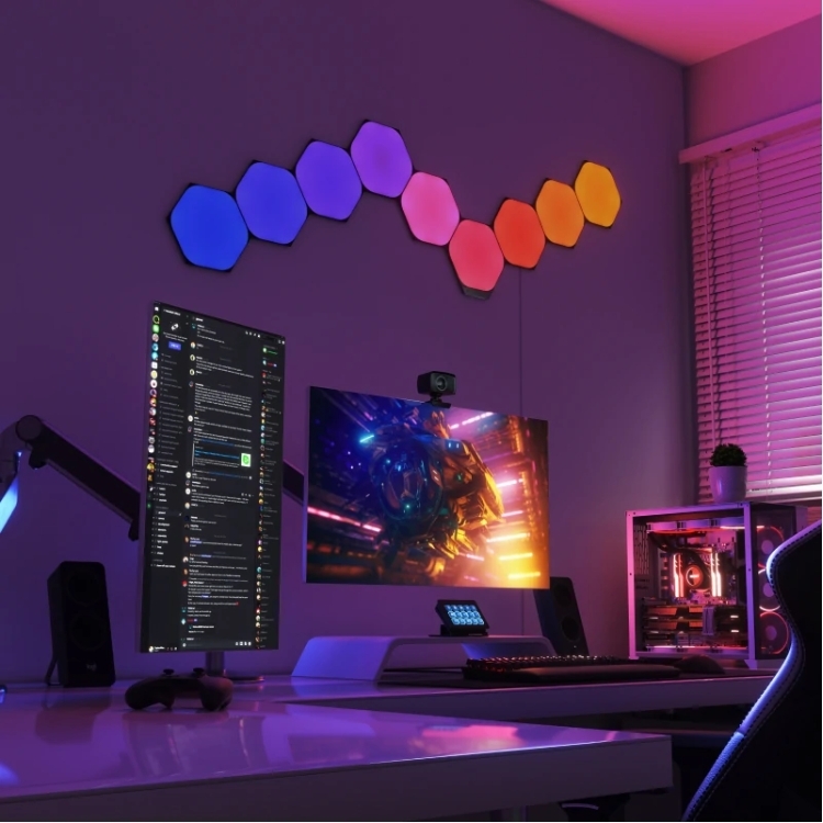 Nanoleaf Shapes Hexagon Starter Kit Black 9 Pack