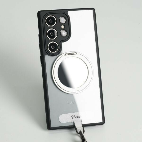 Moxbii KINO 系列  旋轉磁吸支架(鏡面)+掛片 保護殼-Samsung Galaxy S25 系列