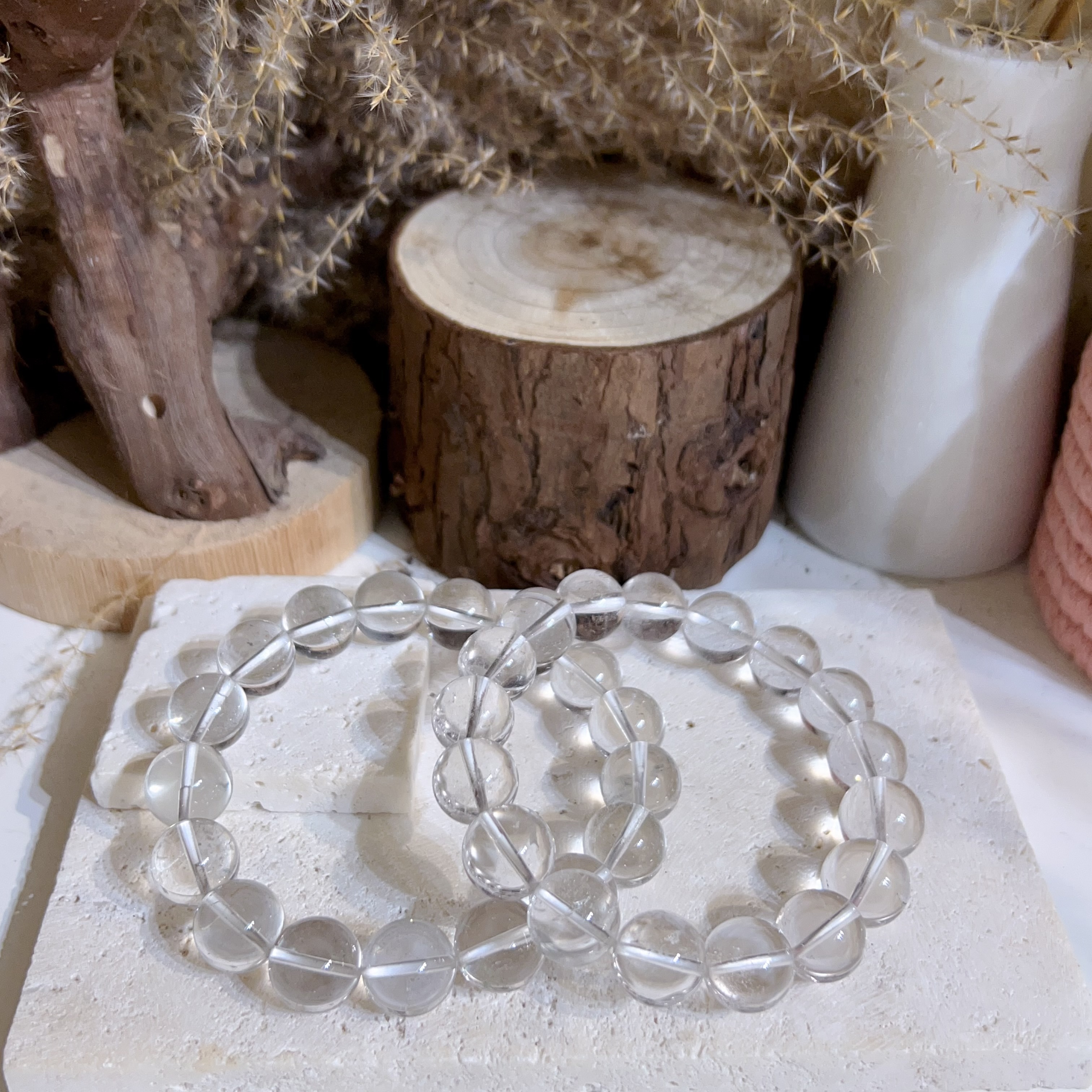 白水晶手串 12+mm