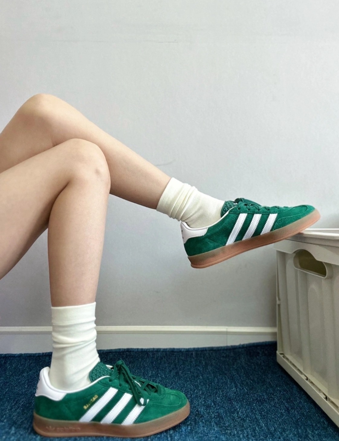 <2025ByeBye👋🏻> Adidas Gazelle Indoor 焦糖綠 (JI2062)