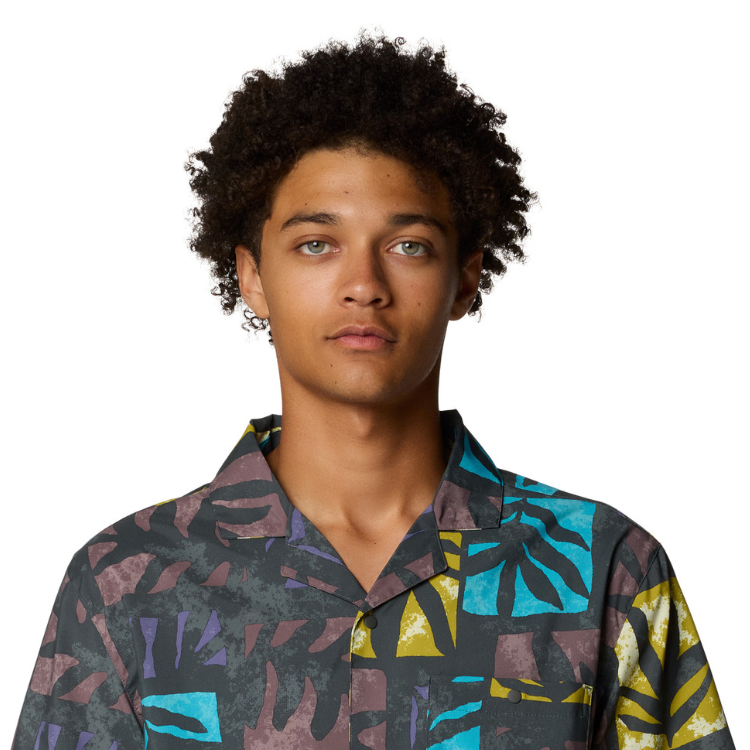 Mountain Hardwear / 防曬上衣 / 男款  Trail Sender™ Camp Shirt / 蔥球紫草地圖騰 (MHW2075061)