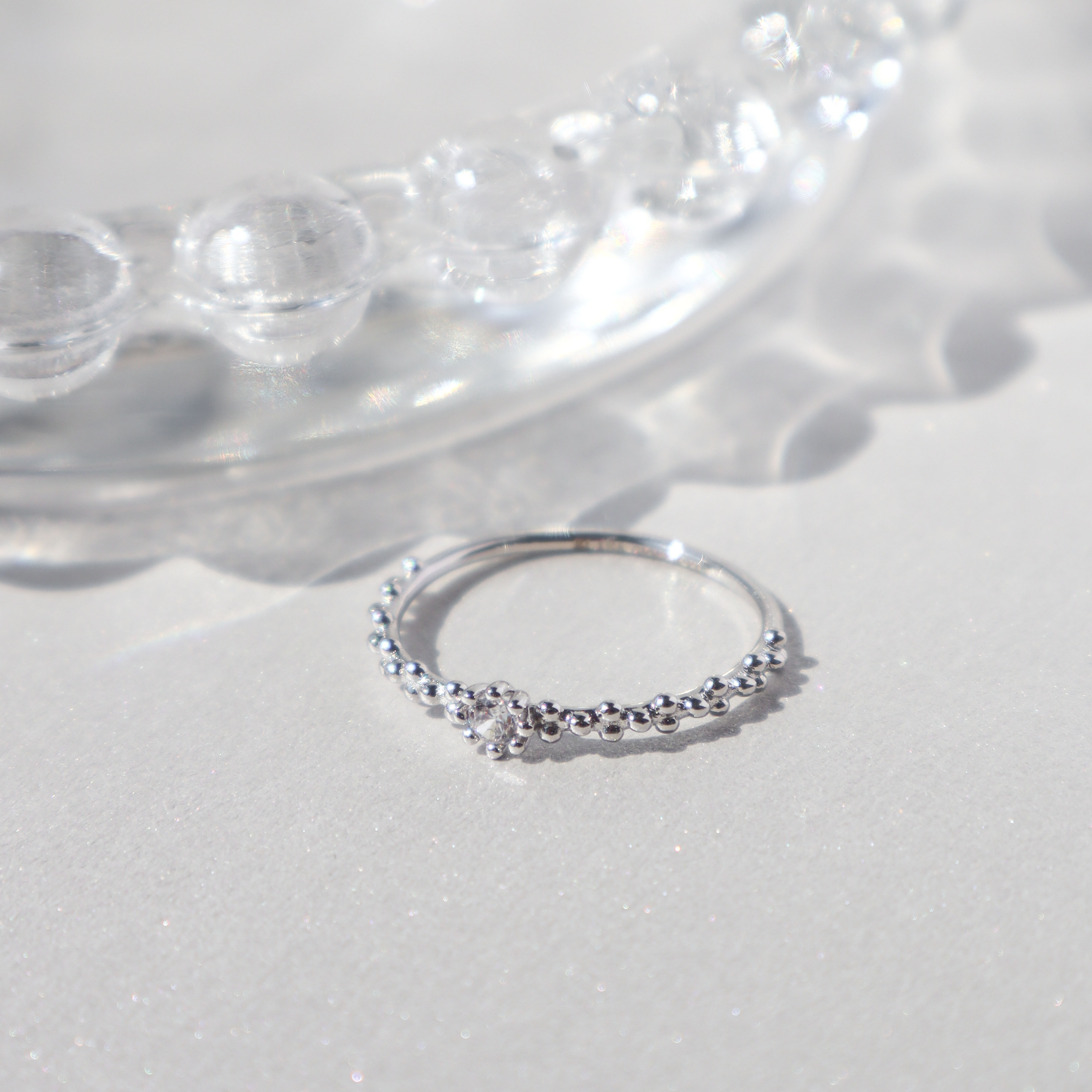 Silver/晨花輕繞尾戒