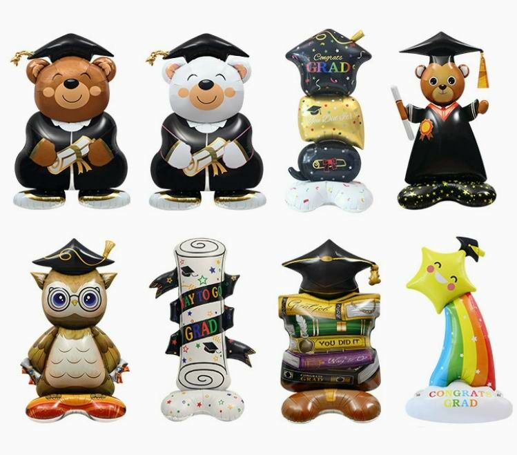 大型站立畢業鋁膜氣球 👉現貨