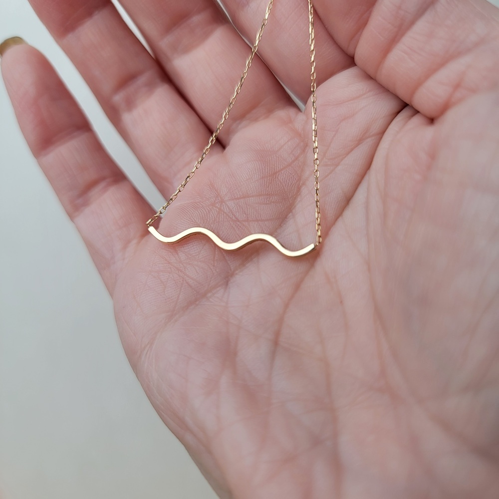 【me.luxe】K10大波浪鑽石8分鍊