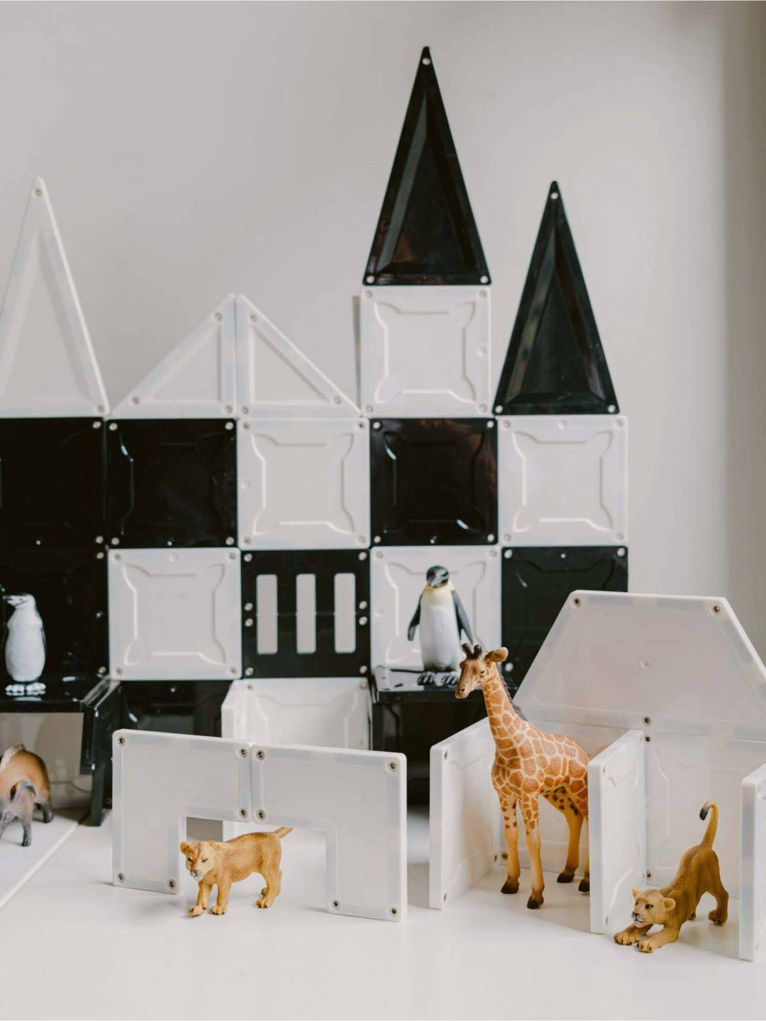 MAGBLOX® 美學磁力片 純粹黑白組 92 pcs