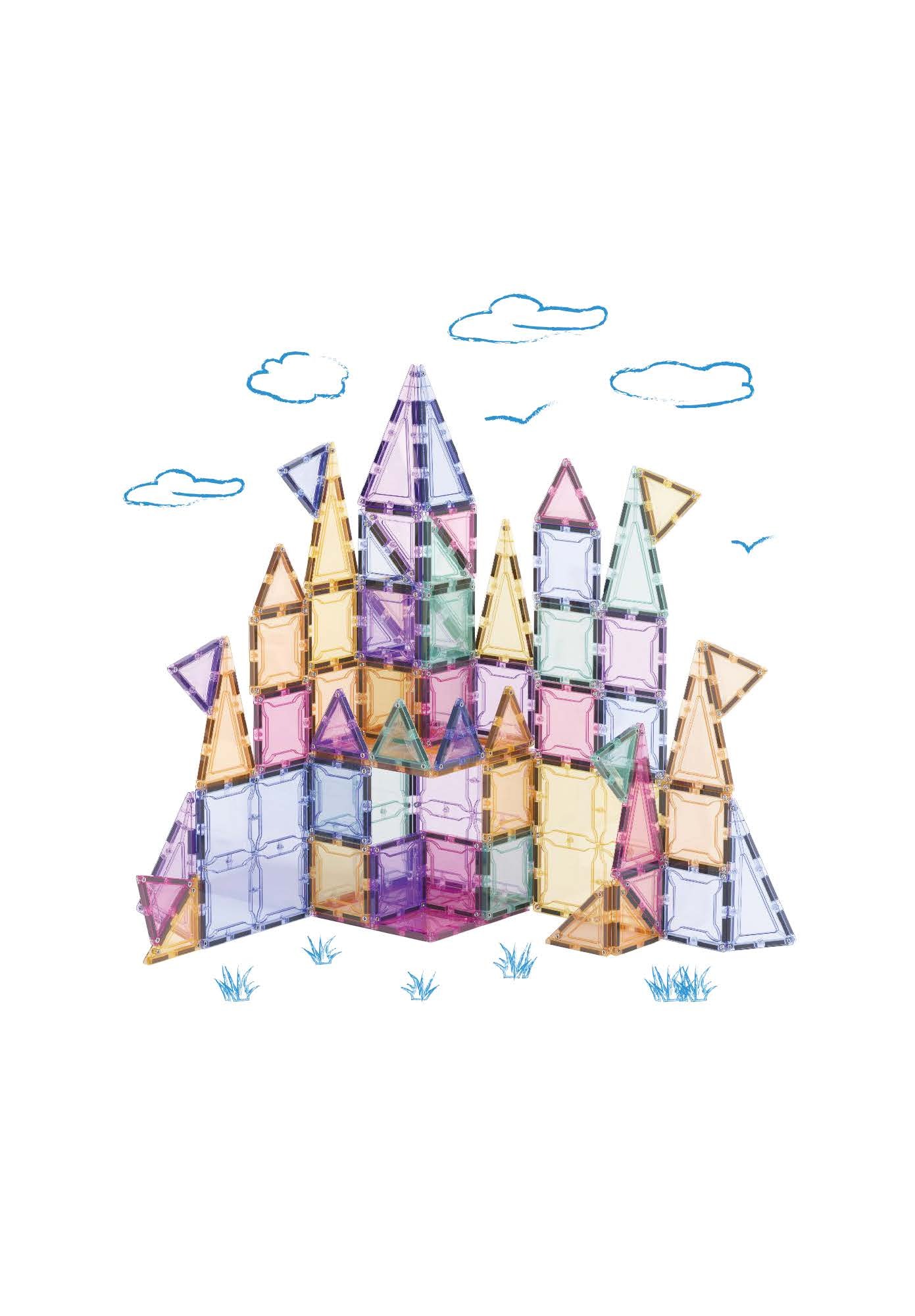 MAGBLOX® 美學磁力片 粉彩入門組 66 pcs