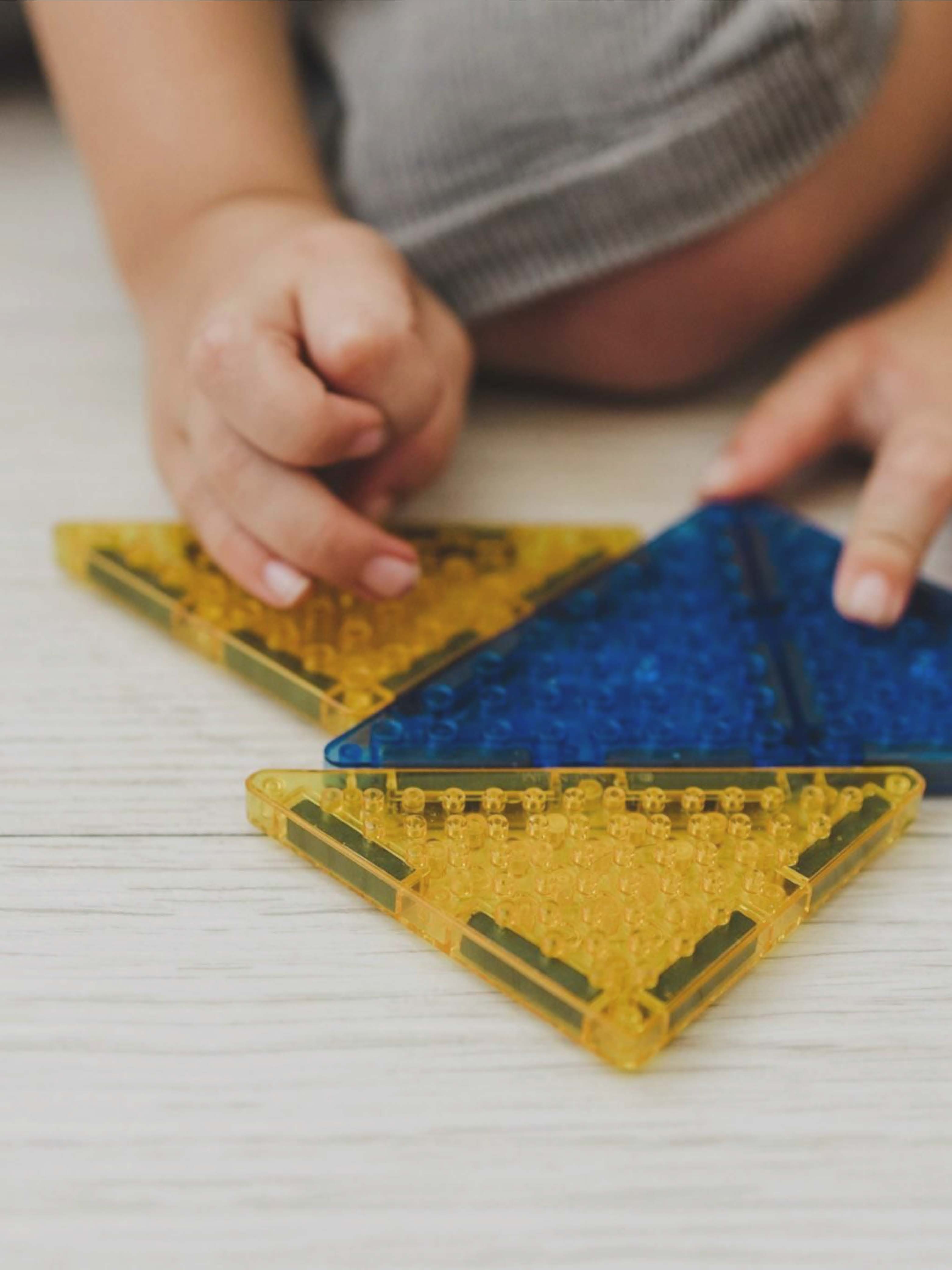 MAGBLOX® - MAGBRIX® 積木磁力片 直角三角形 12pcs