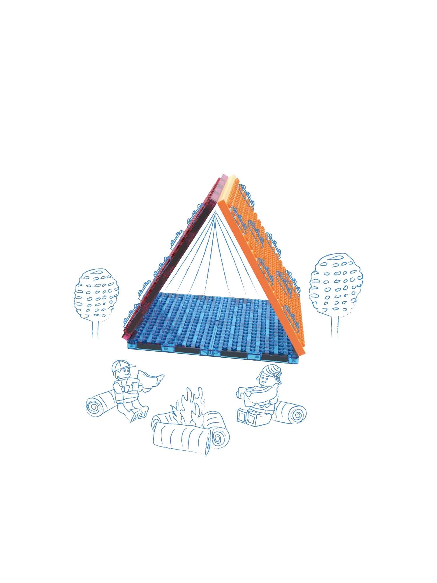 MAGBLOX® - MAGBRIX® 積木磁力片 大正方形 6pcs