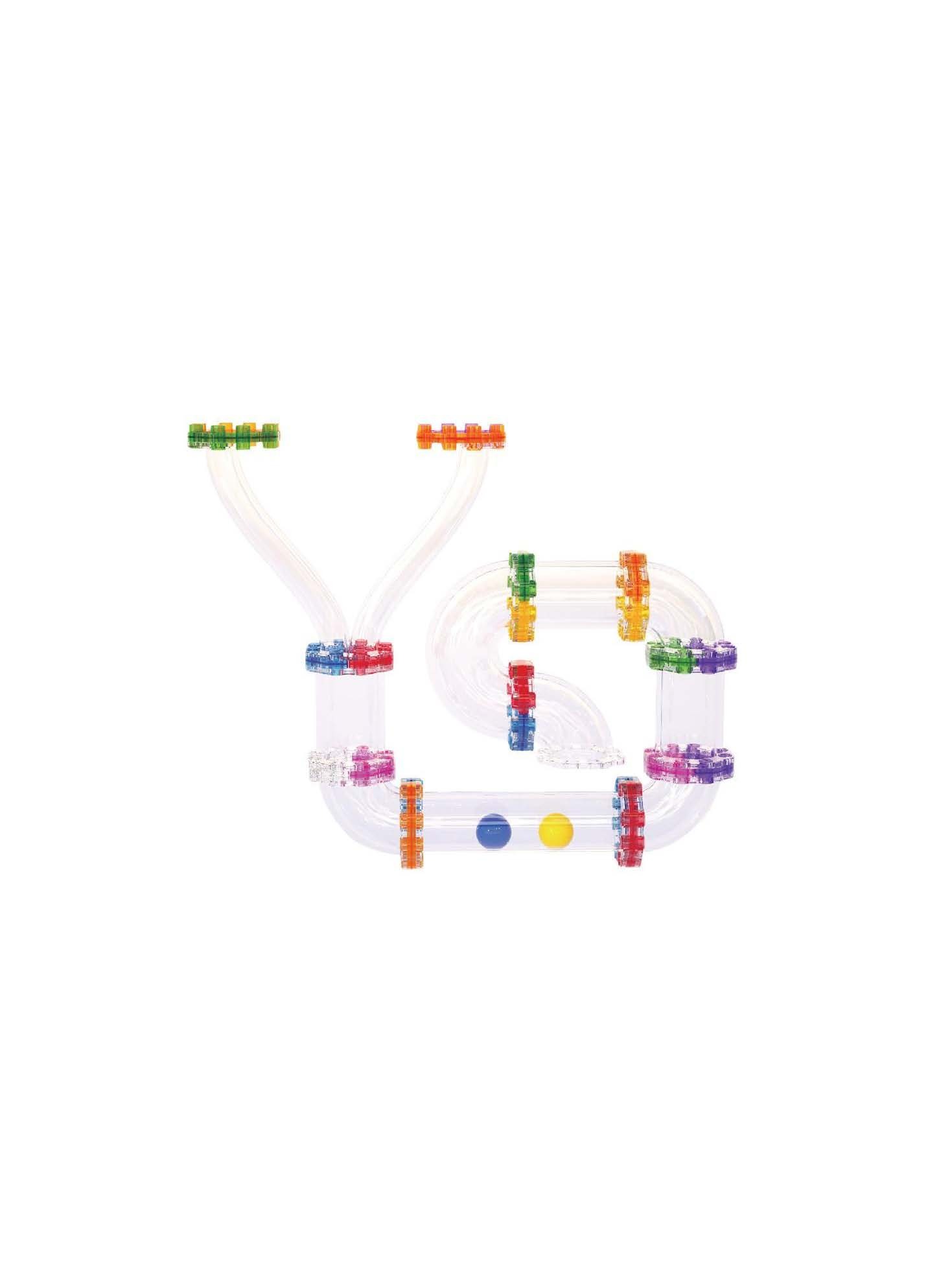MAGBLOX®－MAGBRIX® 繽紛積木球道連結配件 16 pcs