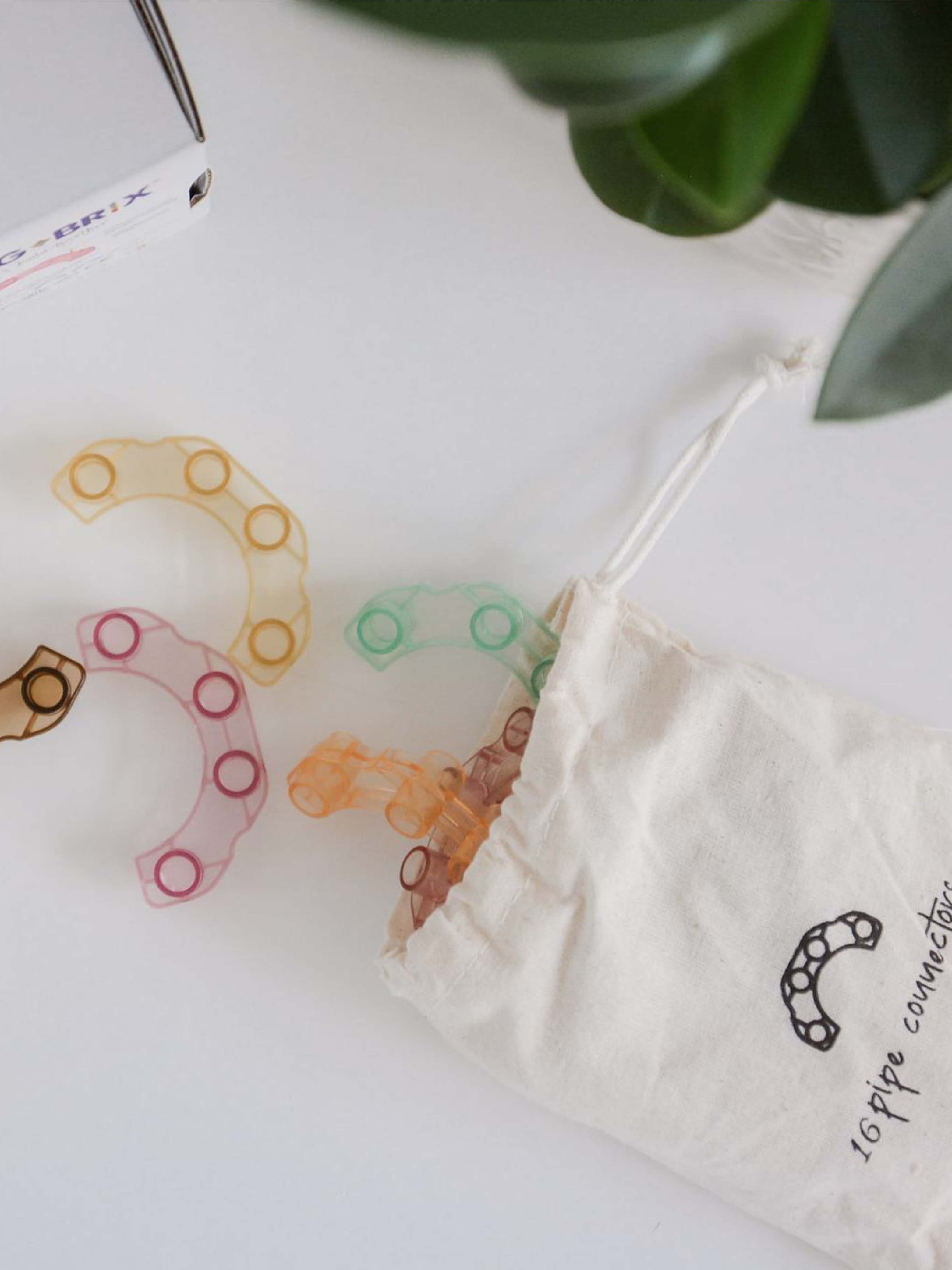 MAGBLOX®－MAGBRIX® 積木球道連結配件 16 pcs（共兩色）