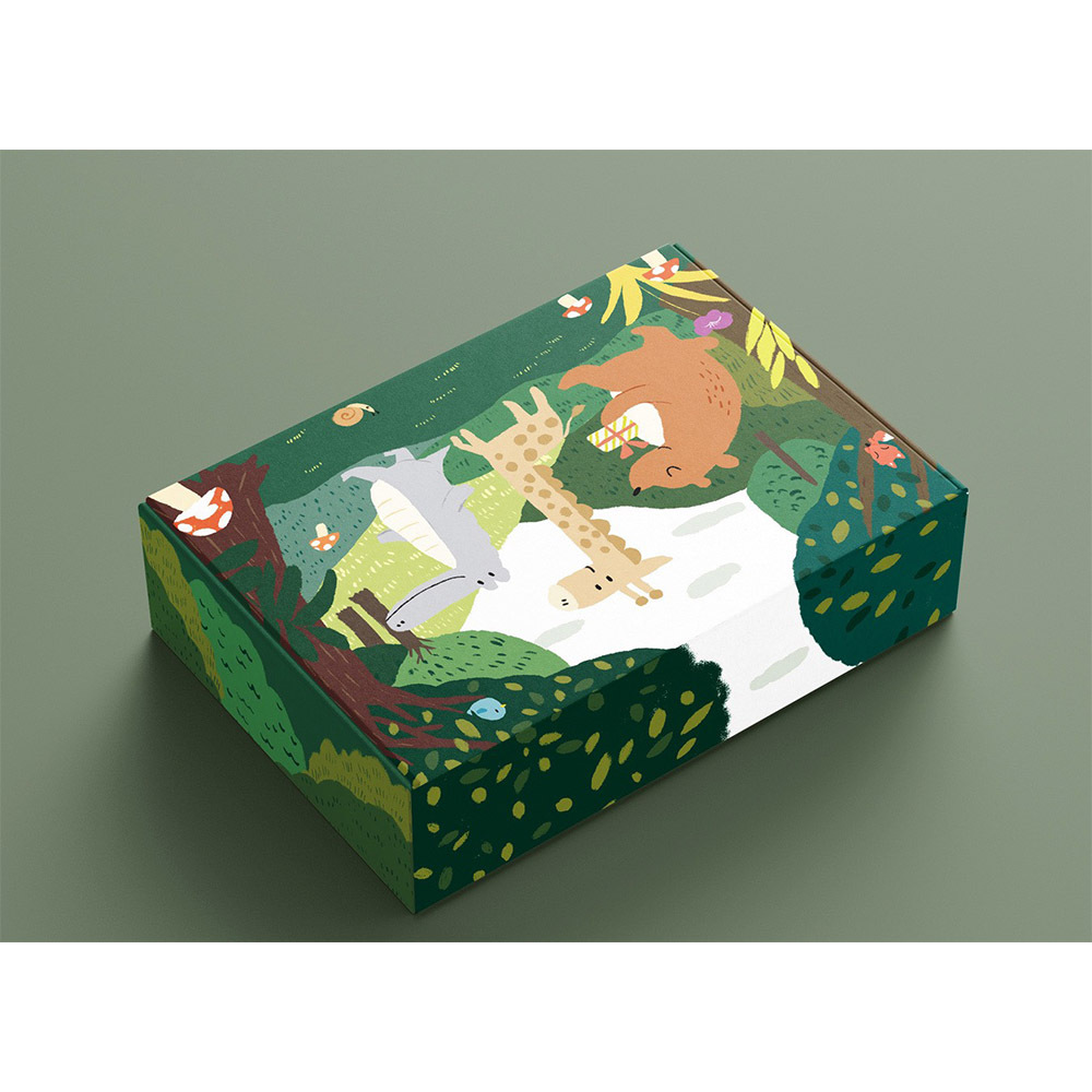 傳遞心意棕熊紙盒