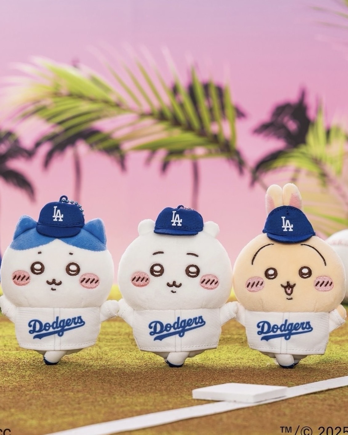 <現貨>Chiikawa 吉伊卡哇×MLB 吊飾 娃娃 道奇隊 小熊隊