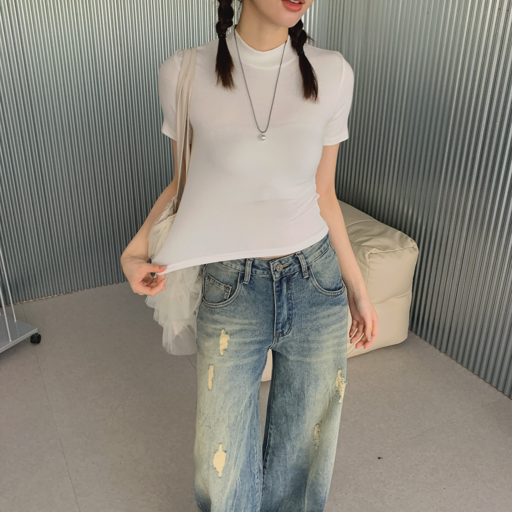 ISA_新色報到!一週七天超彈小立領短TEE_2013