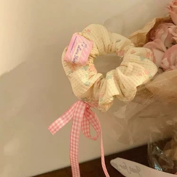 [3 FOR RM10] Korean Style Pink Bow Scrunchies