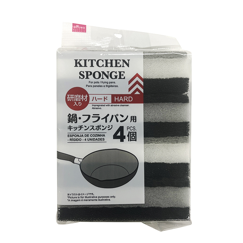 廚房海綿/硬型 4入