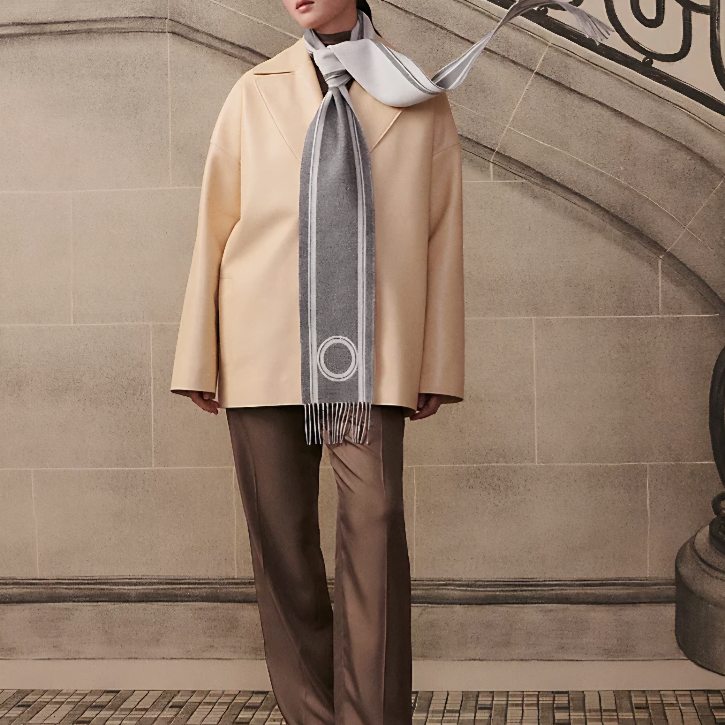 Hermes  Casaque Bande de Repos muffler