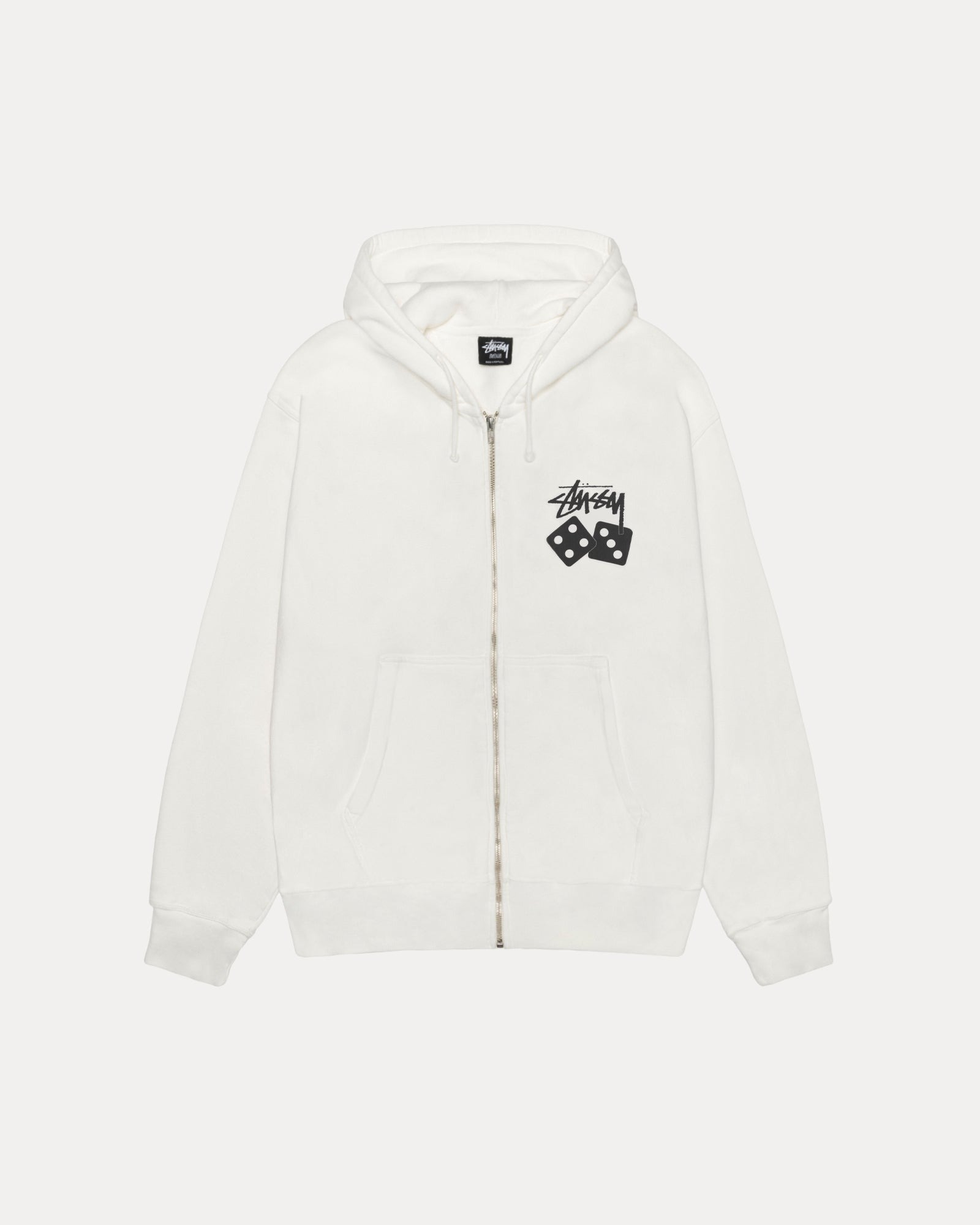 2025SS STUSSY DICE ZIP HOODIE PIGMENT DYED 水洗 骰子 連帽 外套 現貨 1975077