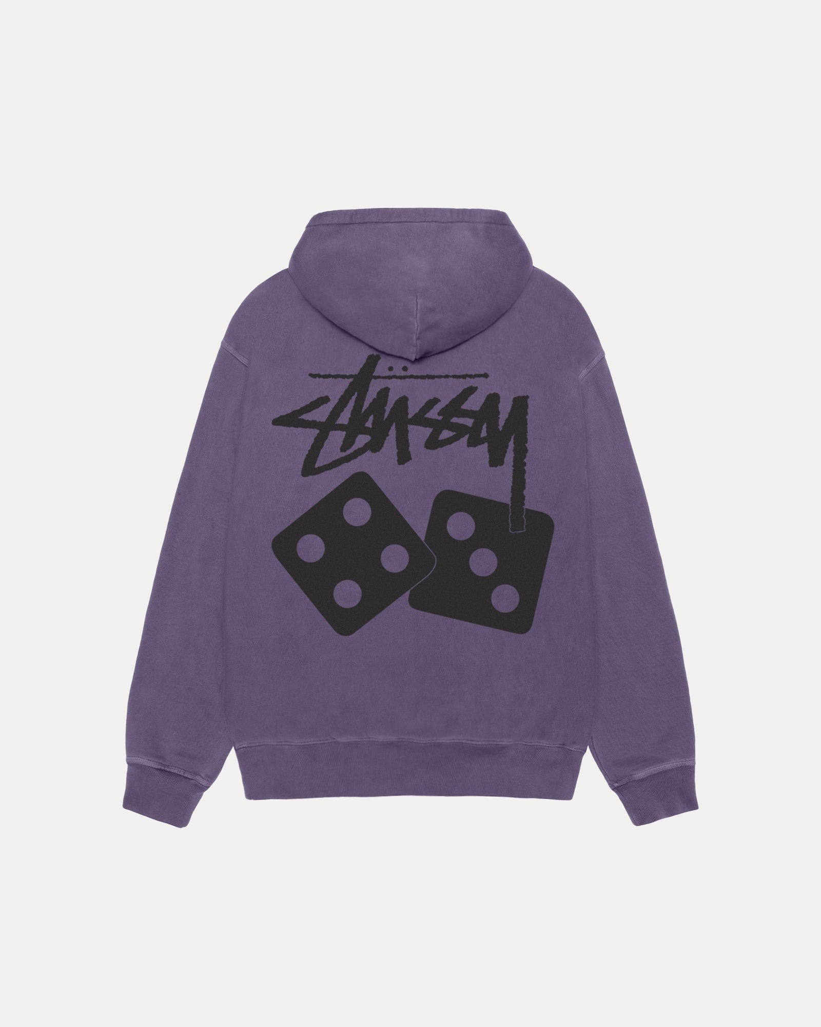 2025SS STUSSY DICE ZIP HOODIE PIGMENT DYED 水洗骰子連帽外套