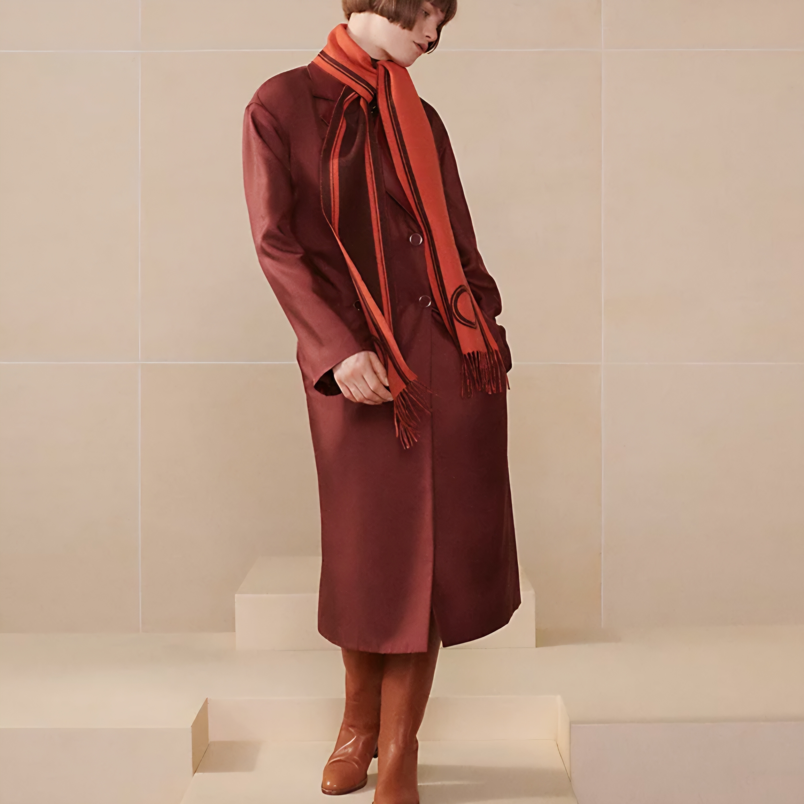 Hermes  Casaque Bande de Repos muffler