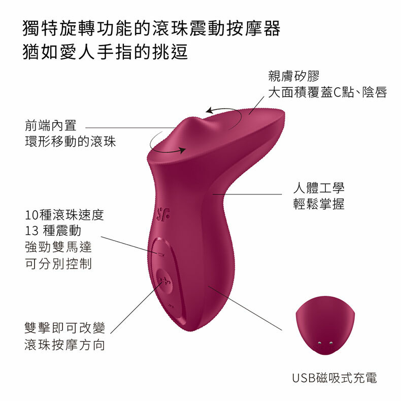 Satisfyer｜Exciterrr｜滾珠震動按摩器
