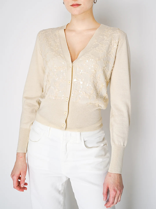 Fabiana Filippi  亮片罩衫(奶茶)