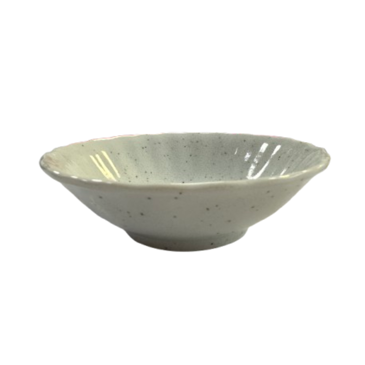 粉引淺缽/13.6x4.3cm