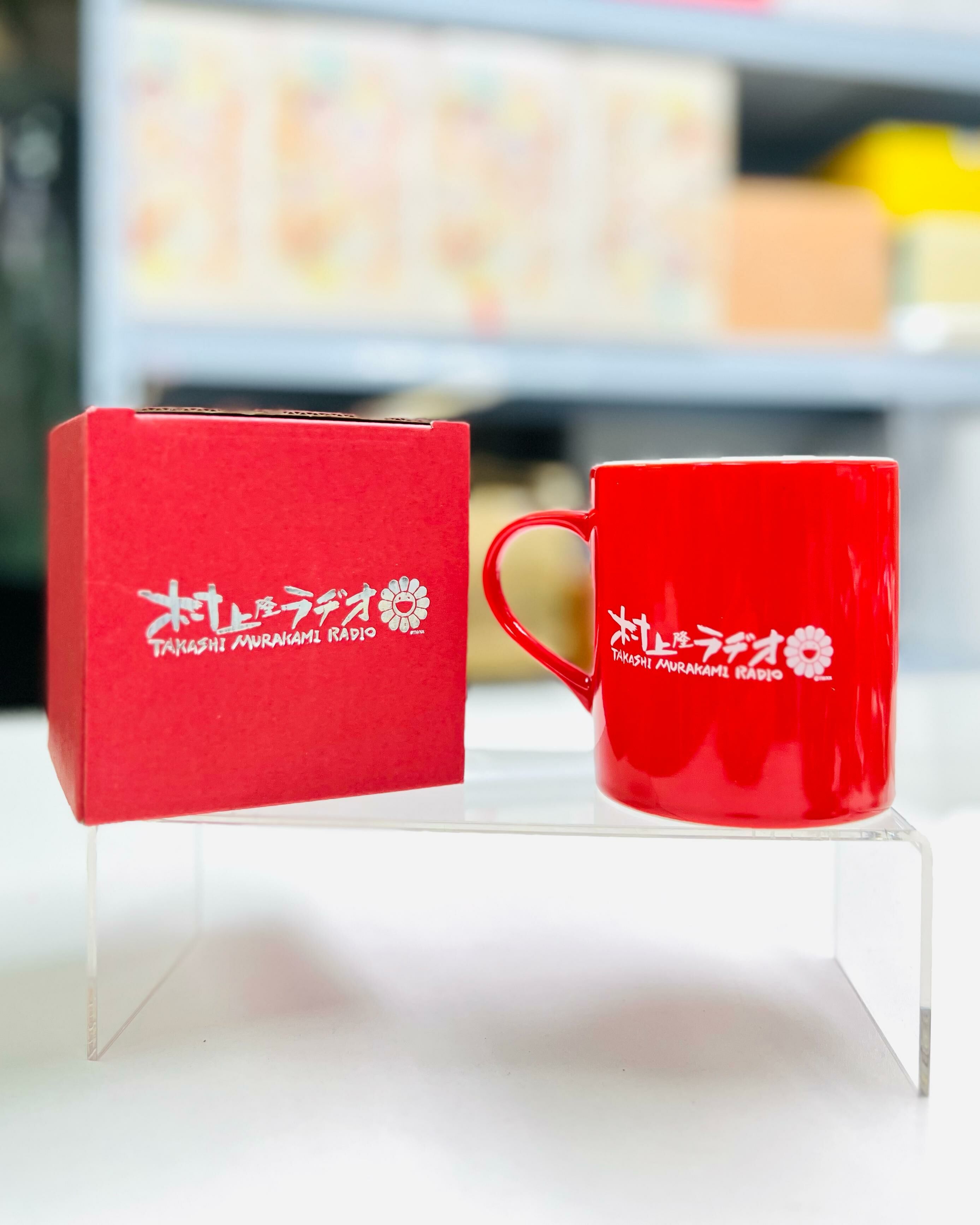 Takashi Murakami Radio Mug Red