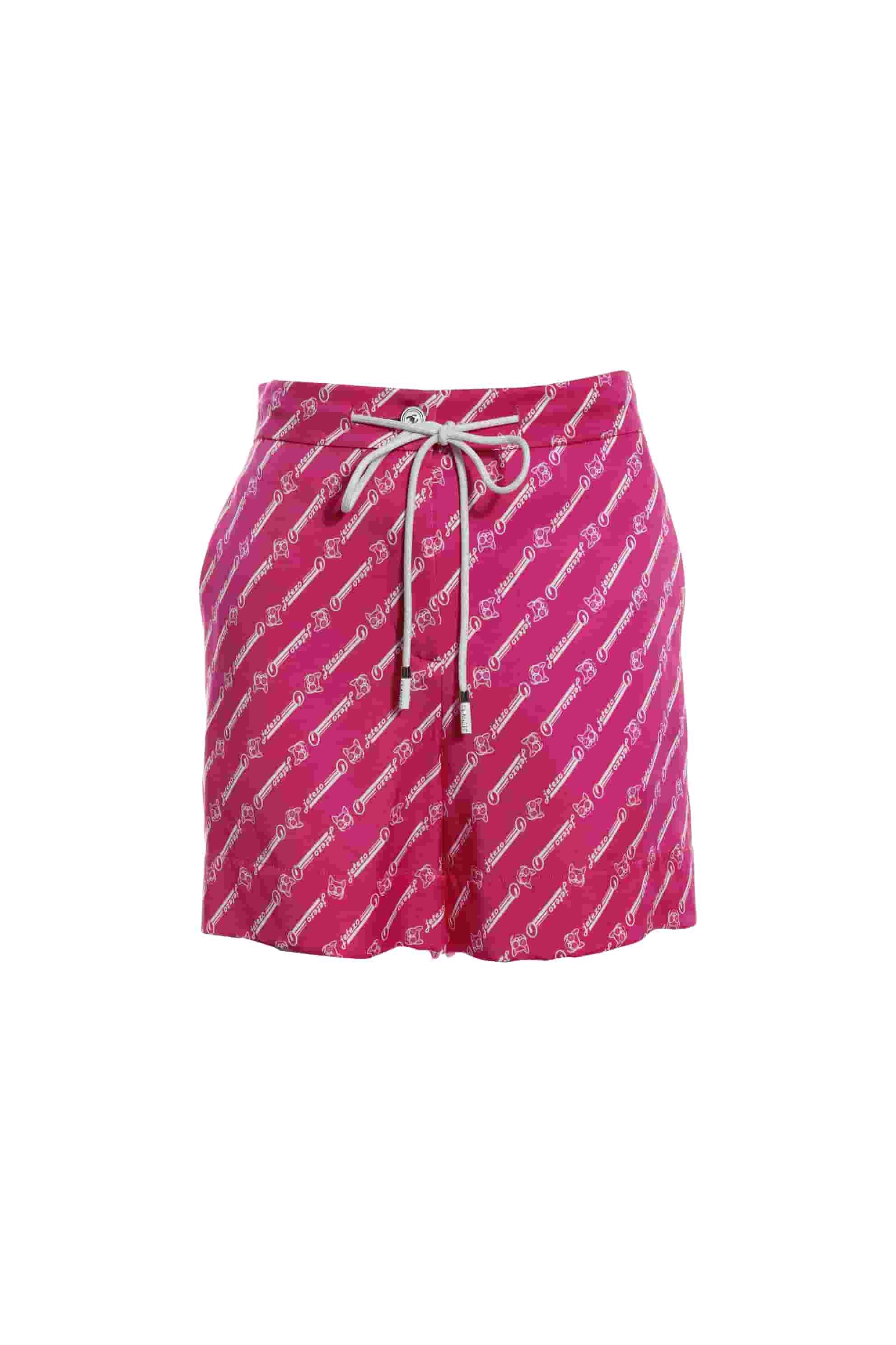 BC1EB057B1 濱海風情 J LOVE 條文字母印花短褲 (2色)