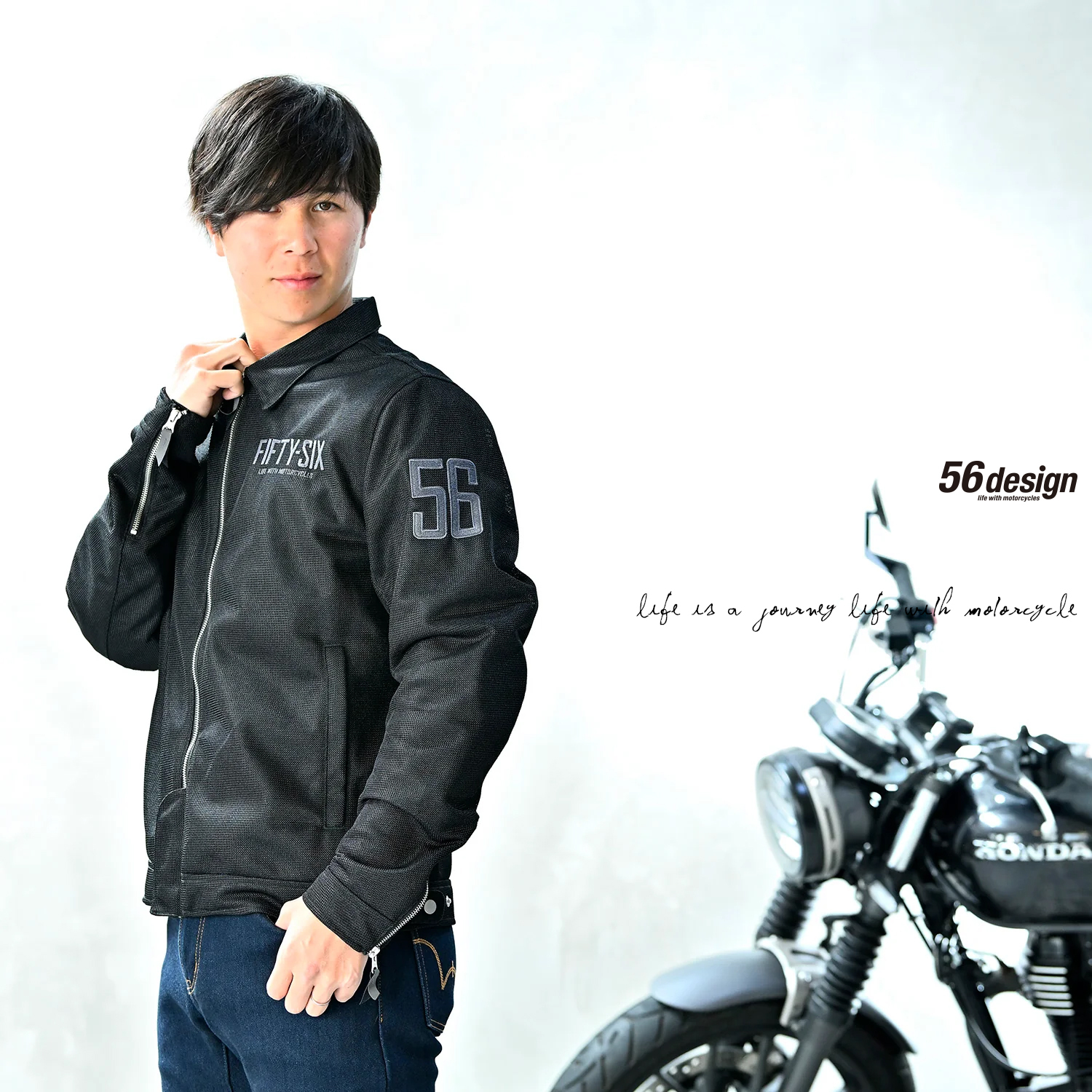 WORKER MESH JACKET，56DESIGN夏季必備騎士外套，高透氣設計與個性配色，展現市場少見的騎士風格