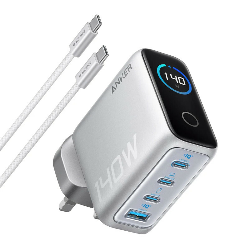 Anker Charger 140W 4輸出充電器連 USB-C 充電線 B2697