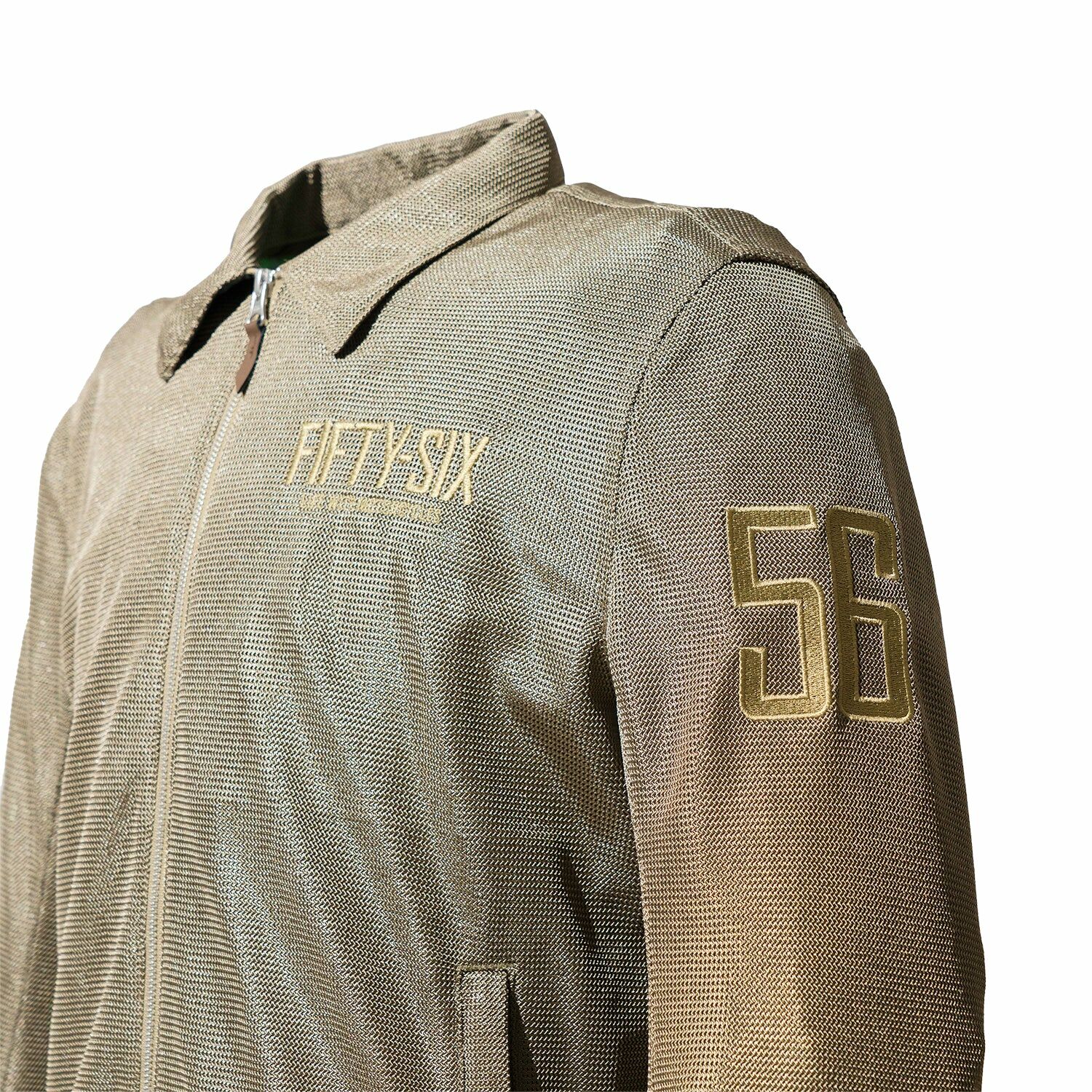 56DESIGN WORKER MESH JACKET外套，採用全身網布透氣結構，配色大膽獨特，讓夏季騎行也能輕盈舒適