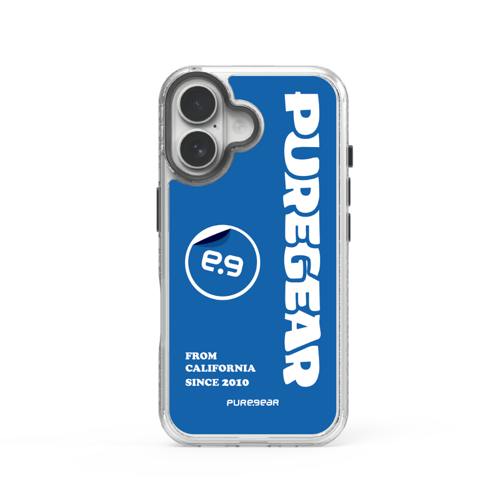 iPhone 冰鑽減壓防摔保護殼 / 克萊圖標(格格Blue)