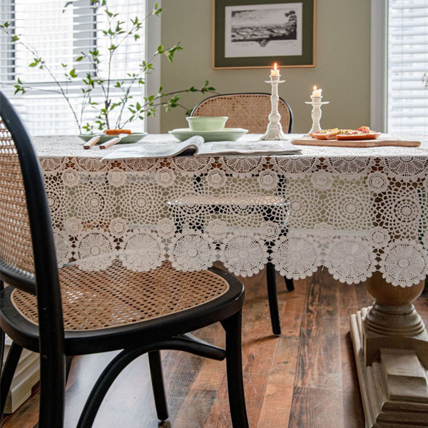 優雅圓舞曲蕾絲桌布(福利品)