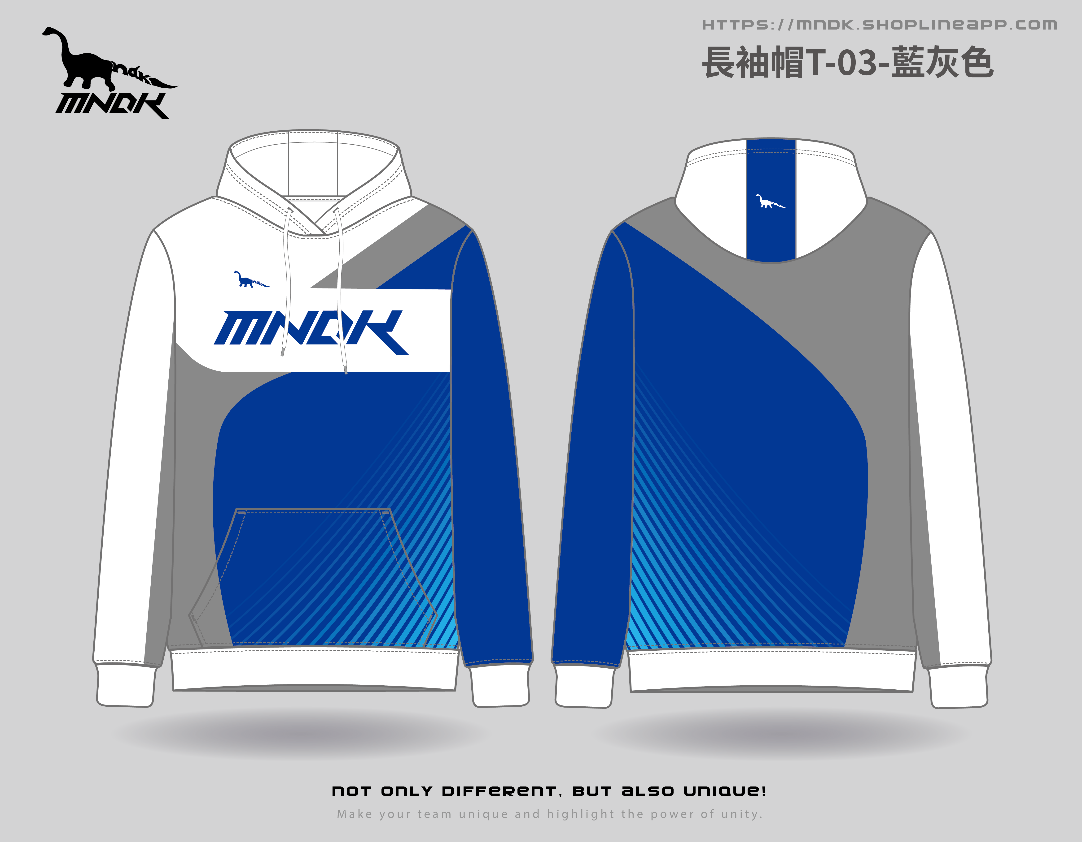 MNDK莫納帝克｜客製化團體服｜專業運動服｜公司制服｜台中長袖帽T-03
