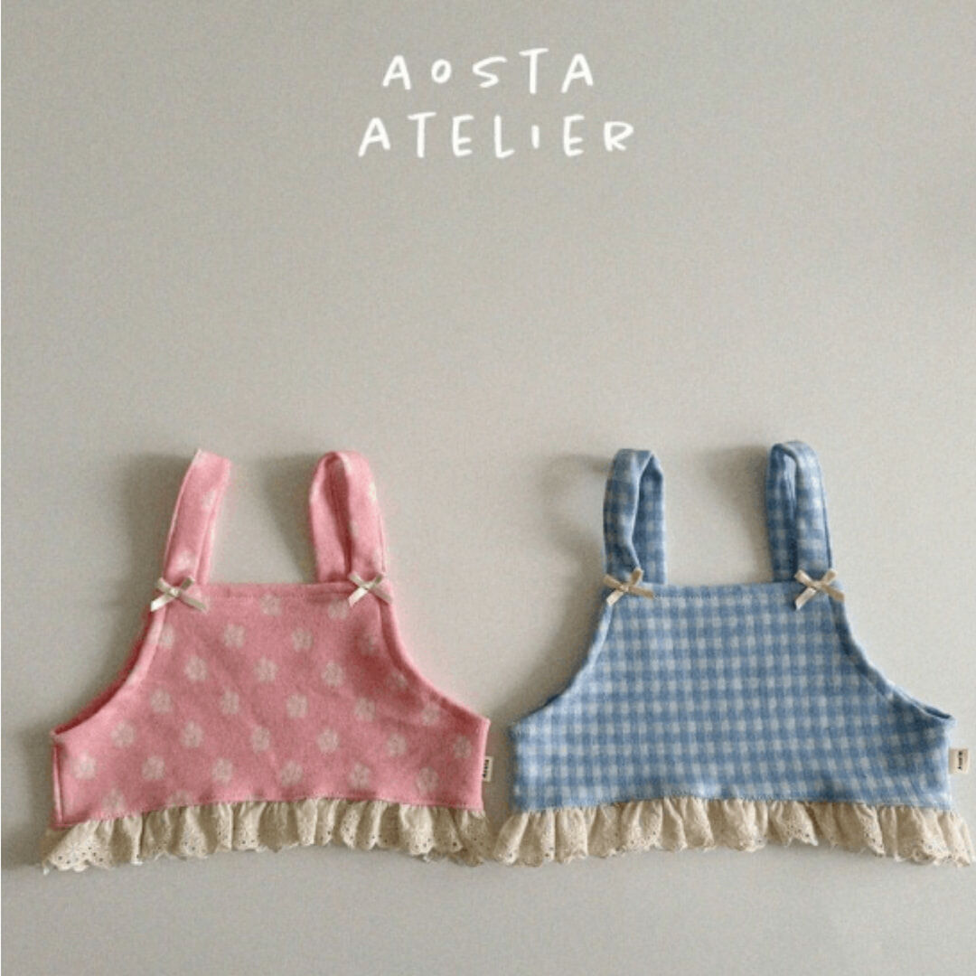 韓國 Aosta -  25春 小清新細肩背心（兩色）
