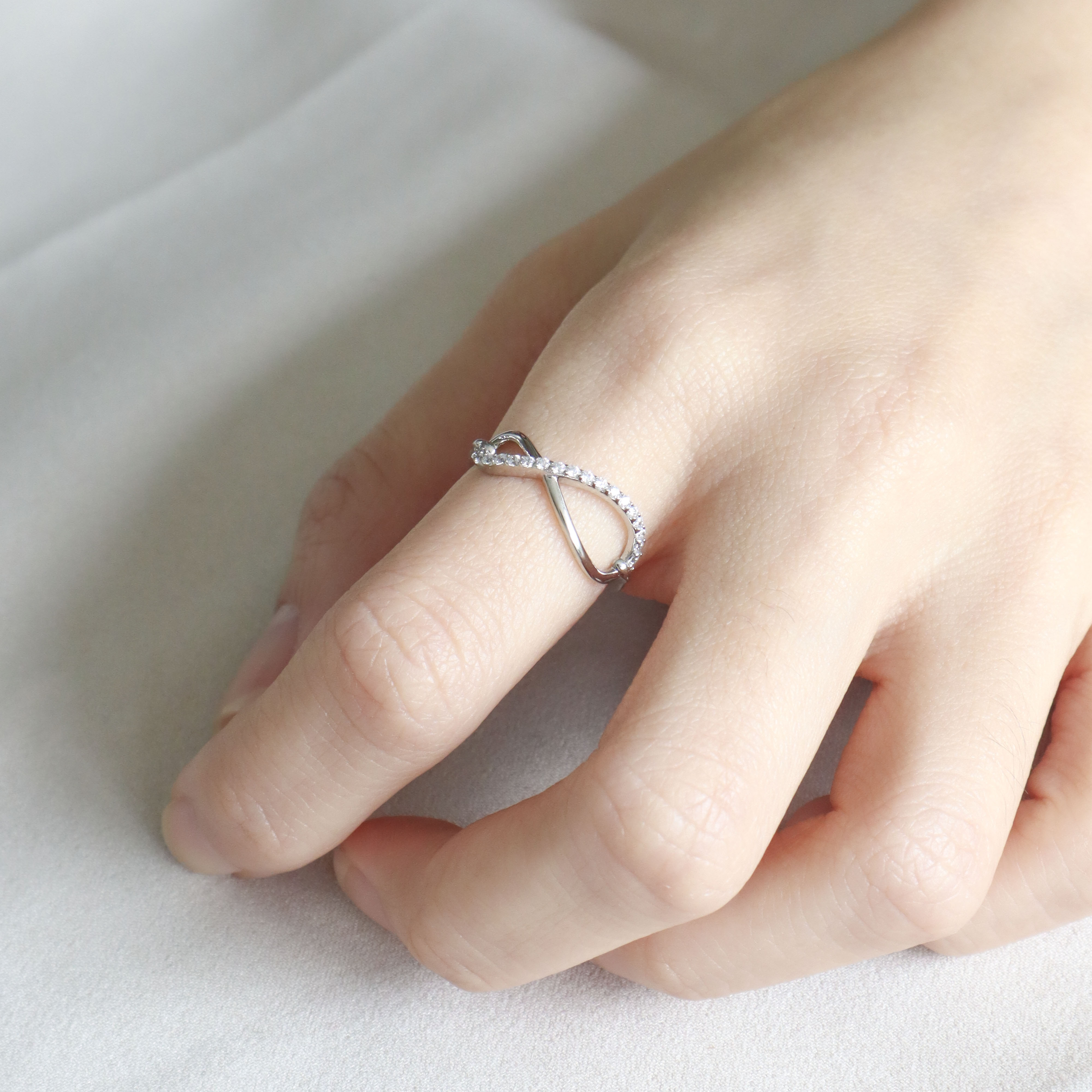 Silver/永恆無限戒指