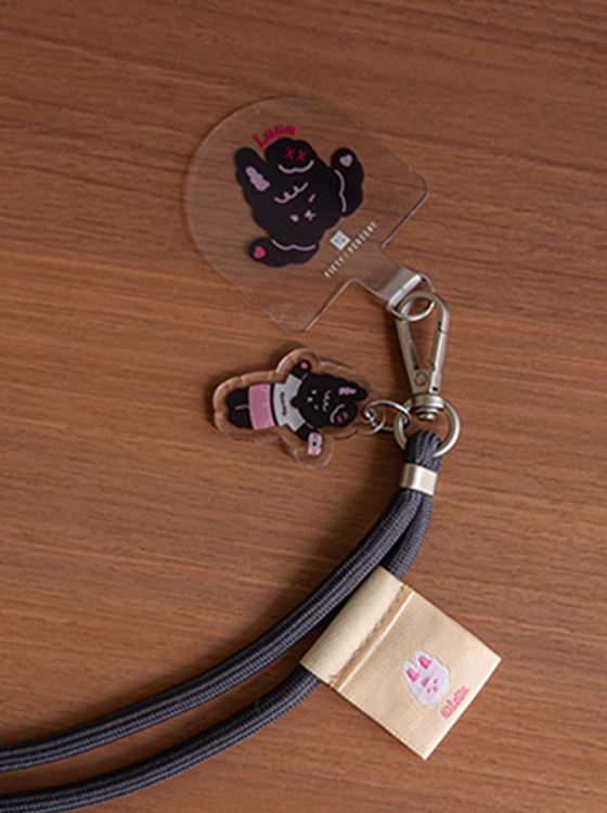 軟軟兔手機掛繩片組