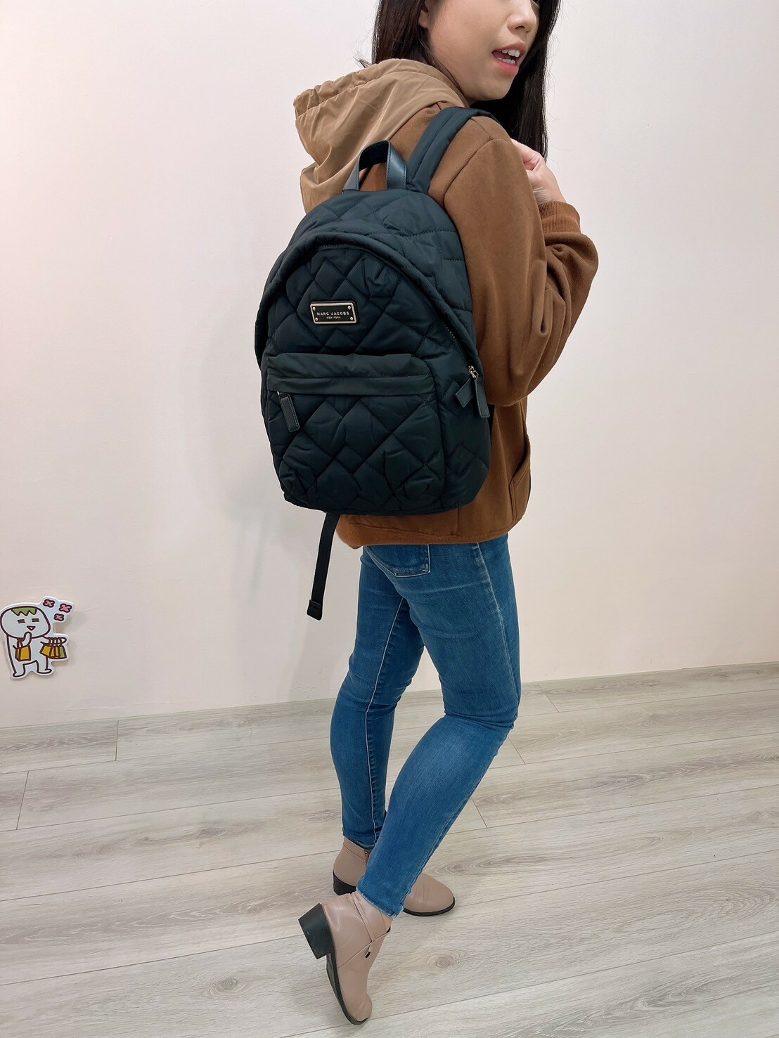 Marc Jacobs Quilted Nylon Backpack