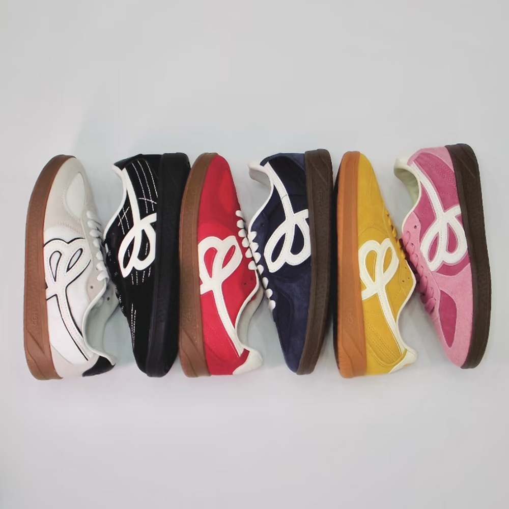 明星同款 HBD x WE FLOWER 聯名款 小花 愛心 多巴胺配色 情侶款 德訓鞋 復古休閒鞋