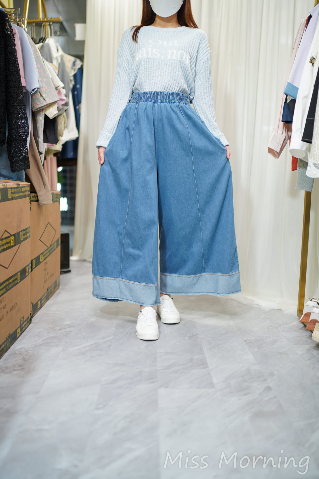 簡約悠閑換季薄線衫(14469)&顯瘦必選自由自在的闊牛(33902)