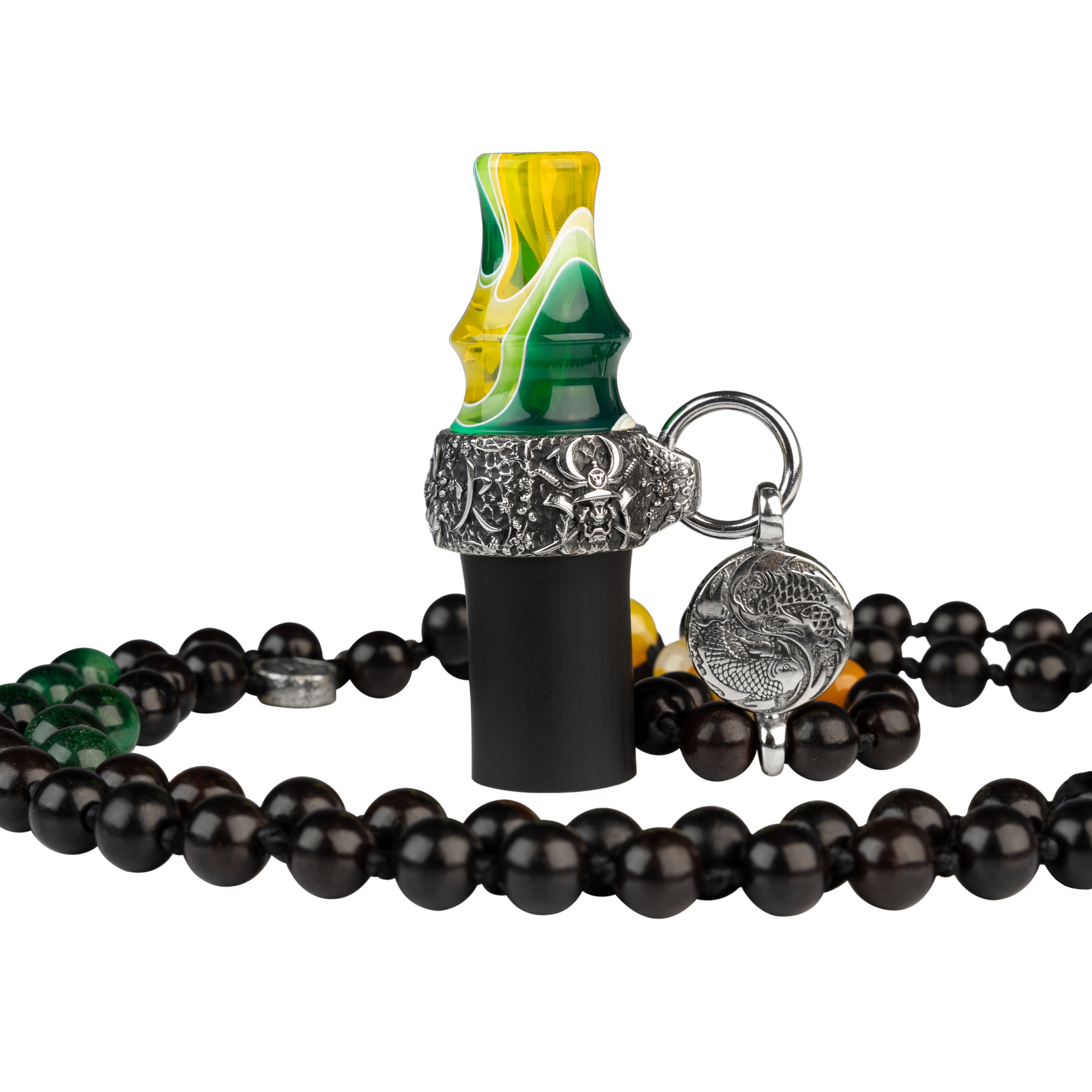 Japona Mouthtip Bead Koi to Bizu - Chartreuse