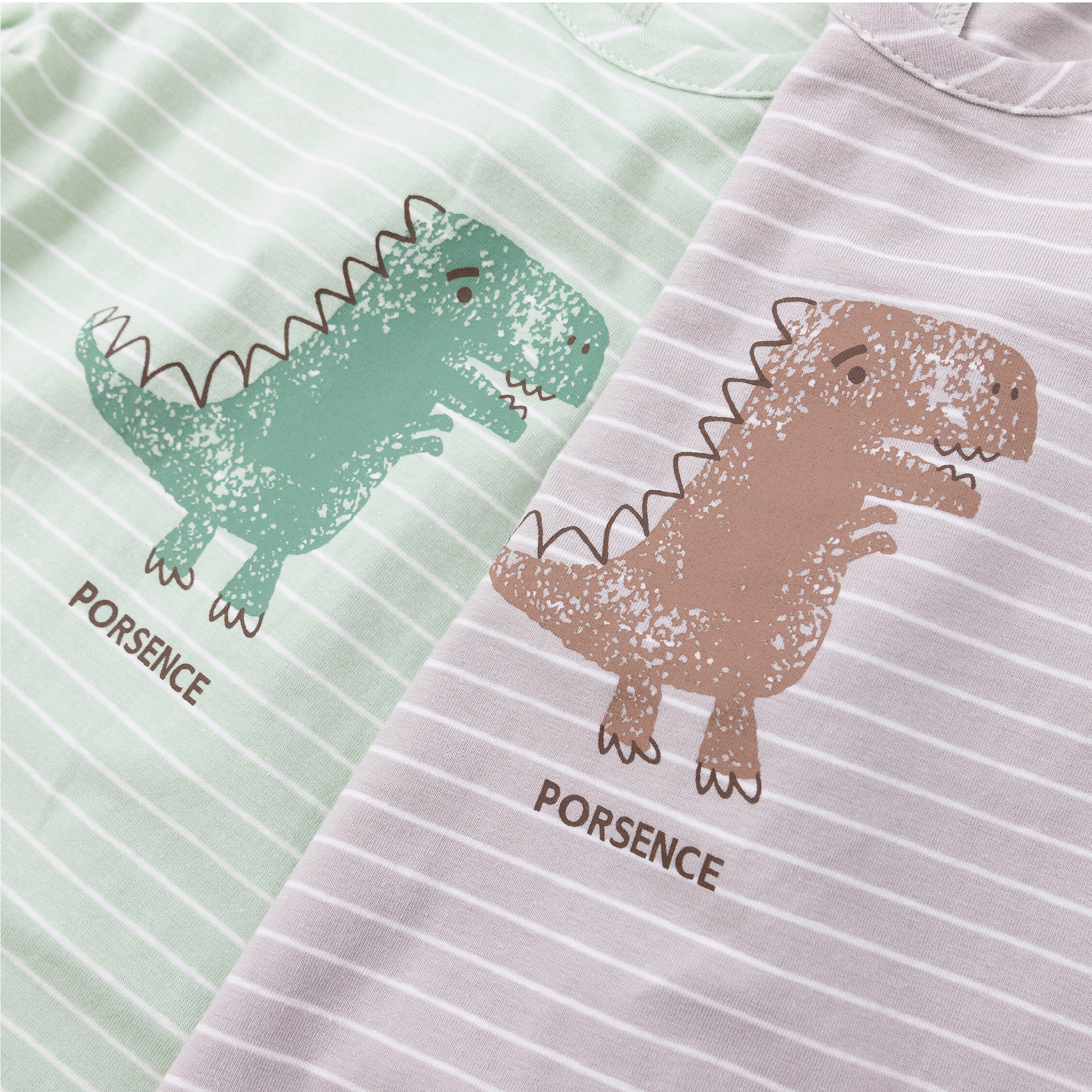 波紳士【12031】塗鴉恐龍條紋上衣＊二色