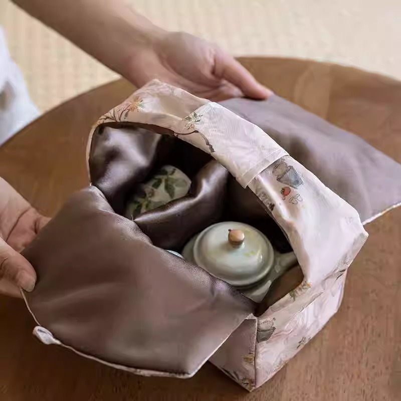 雲紗茶具收納包