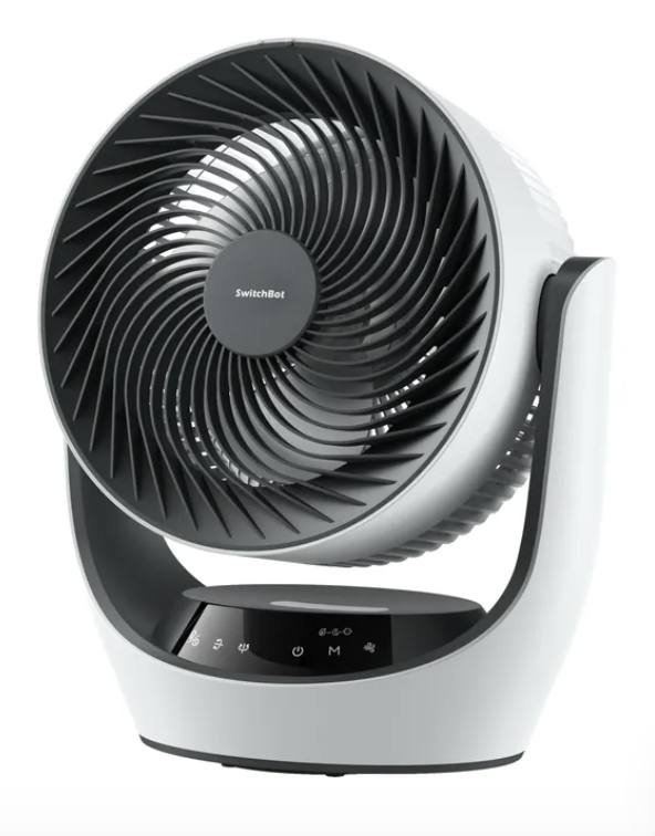SwitchBot 智能循環風扇 - 內置電池｜"SilenTech"超靜音｜3D搖擺對流｜空氣循環｜DC直流摩打慳電｜
