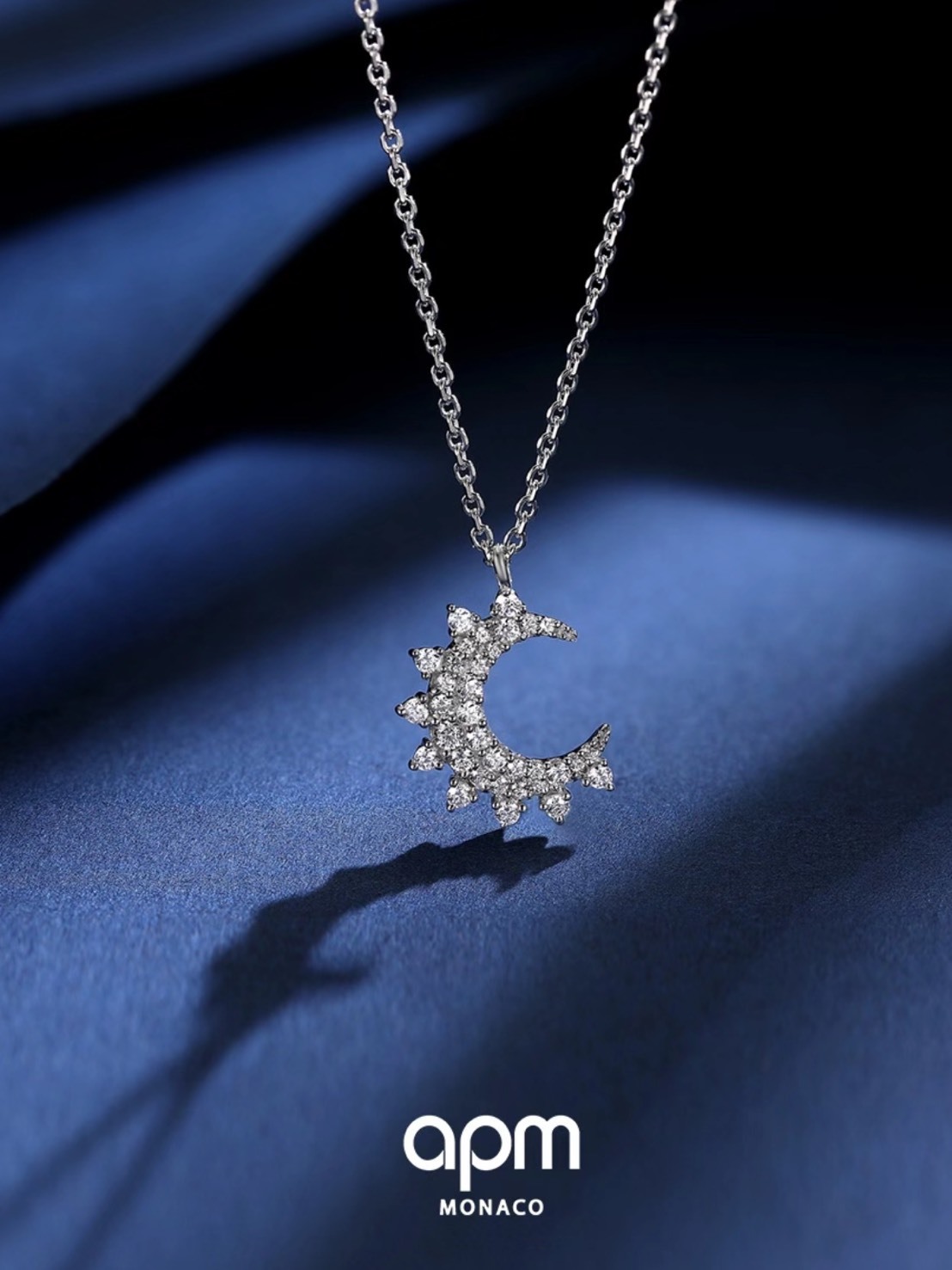 APM 閃耀月亮項鍊 925銀 AC5522OX