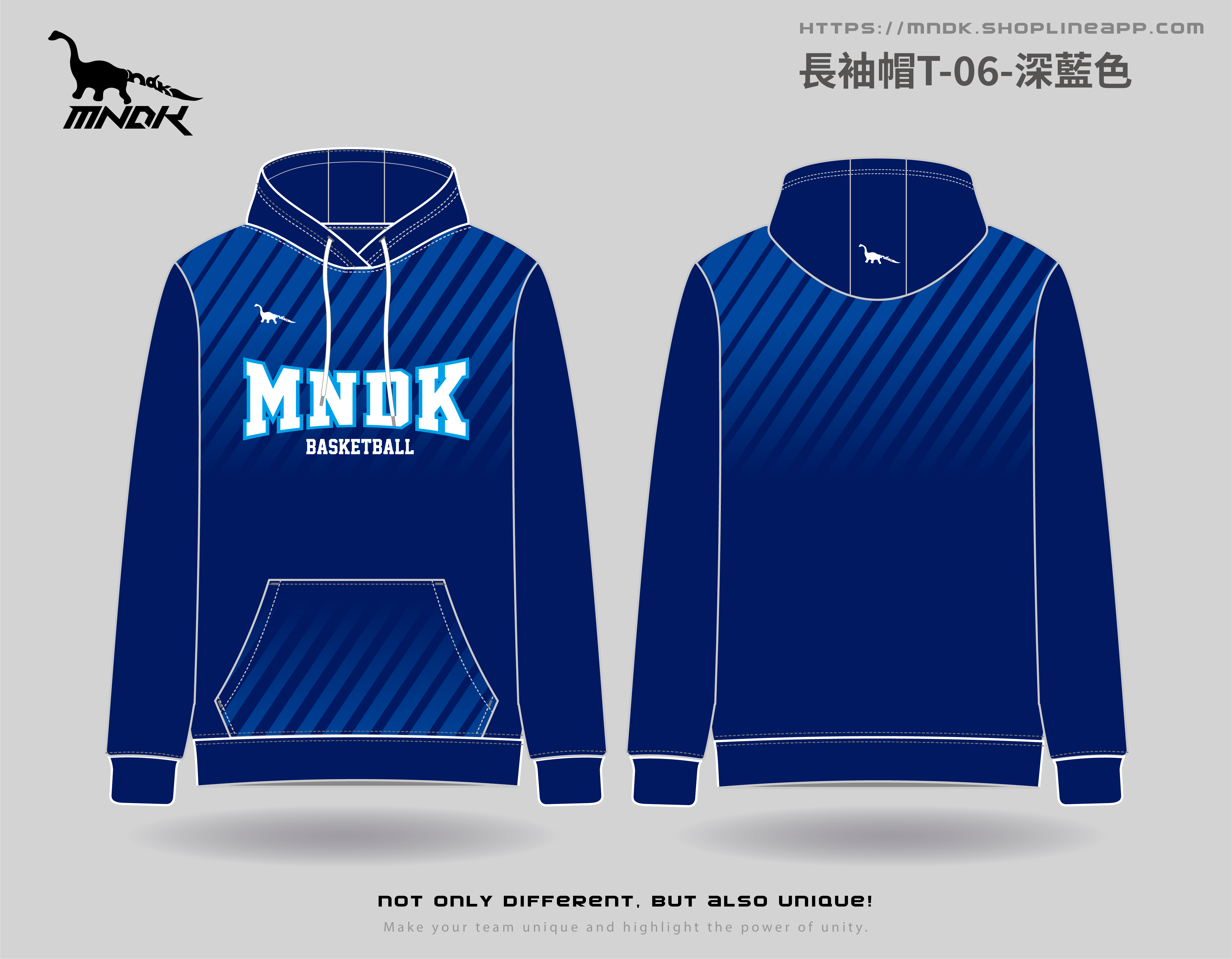 MNDK莫納帝克｜客製化團體服｜專業運動服｜公司制服｜台中長袖帽T-06