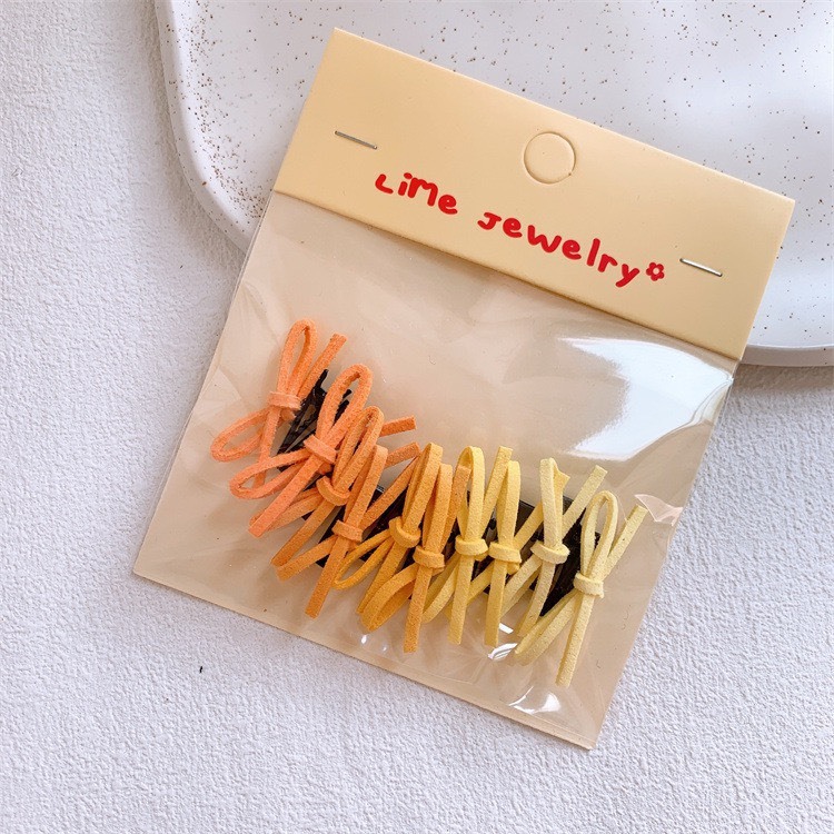 繽紛蝴蝶結髮夾