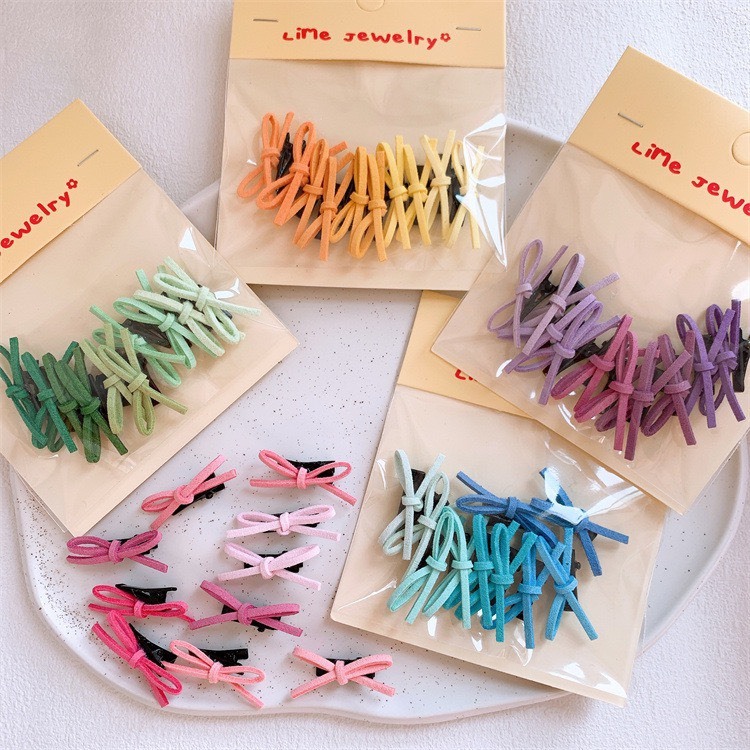 繽紛蝴蝶結髮夾